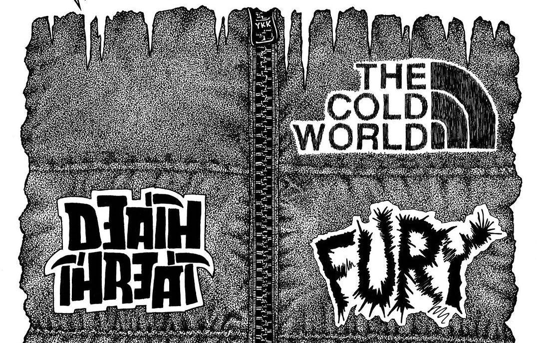 Cold World playing ‘Ice Grillz’ 20th anniv NYC show with Death Threat, Fury, RZL DZL, Combust