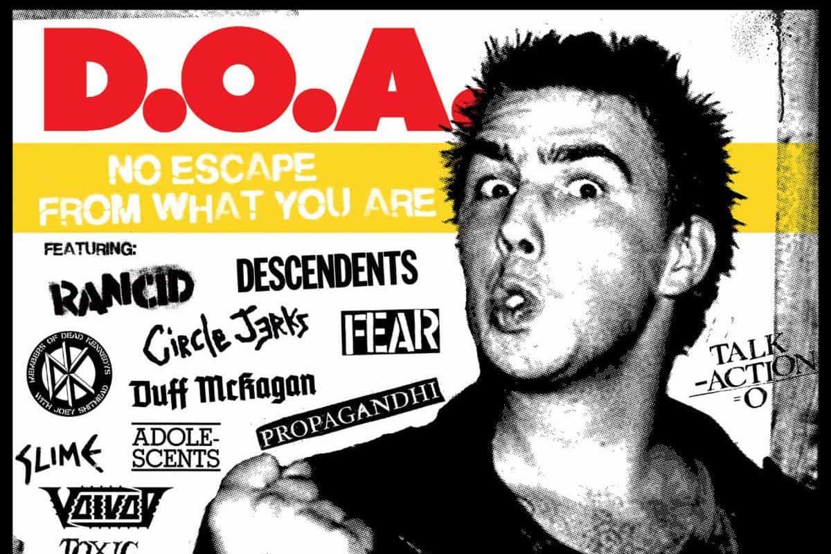 D.O.A. tribute LP out ft. Rancid, Circle Jerks, Descendents, Fear, Propagandhi, MDC & more