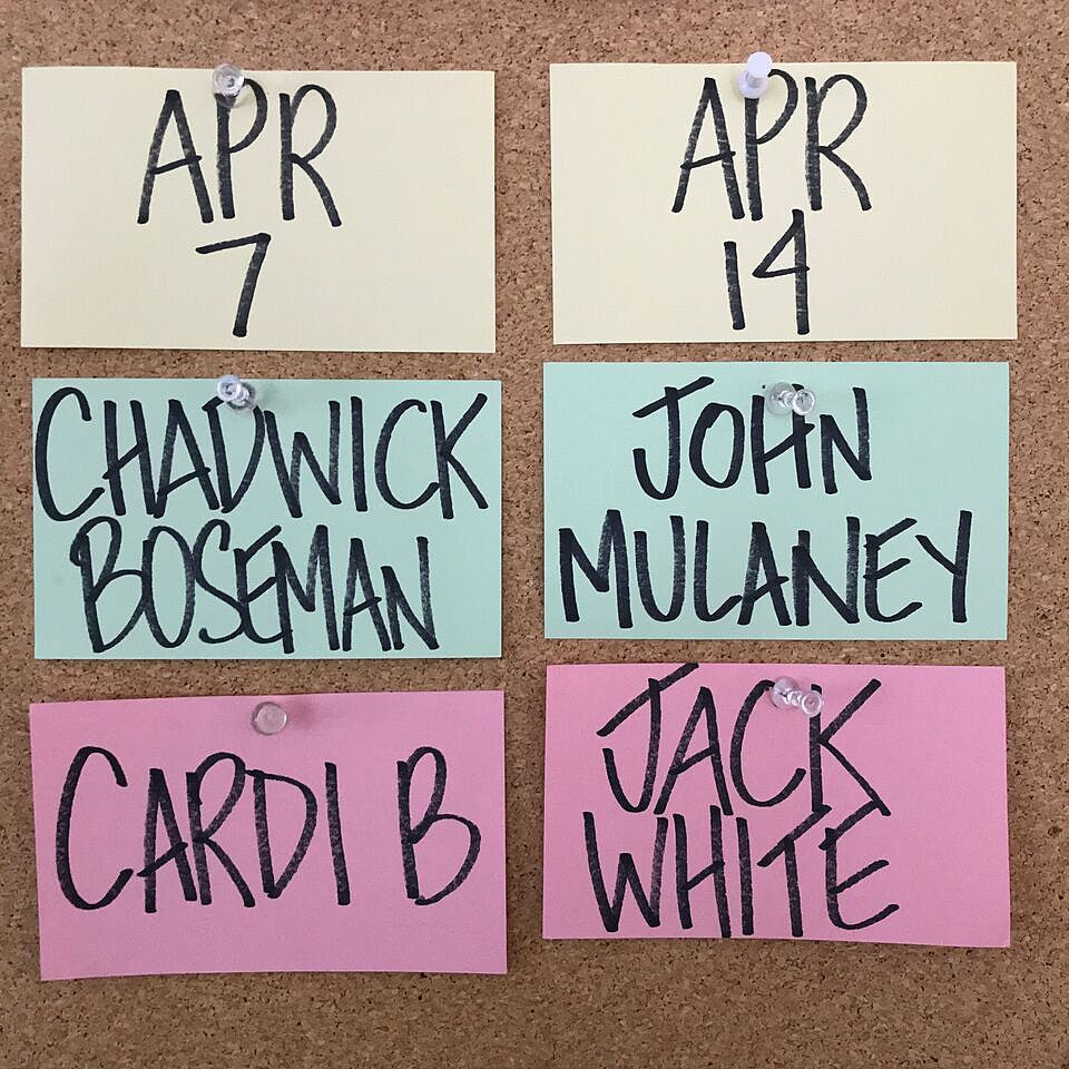 Jack White playing SNL with host John Mulaney (who has a new Netflix special)