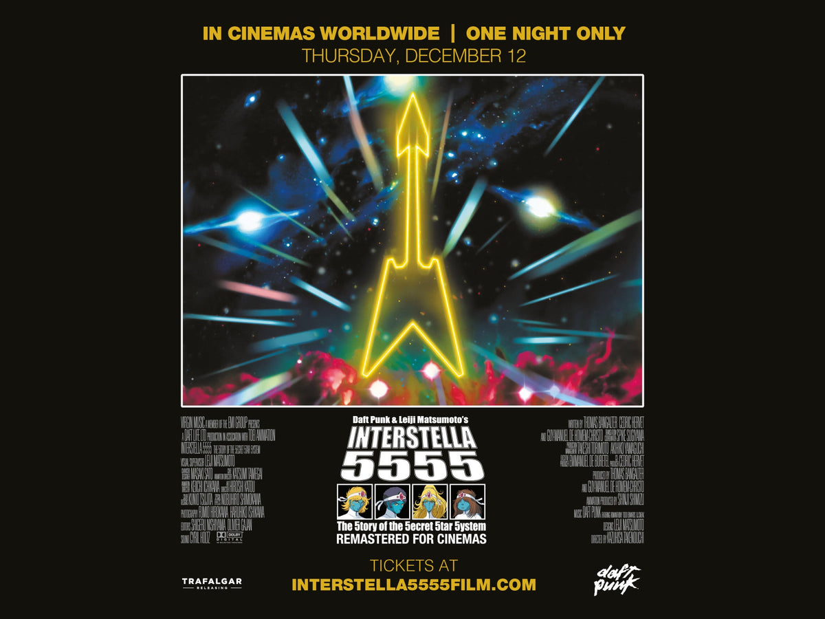 Daft Punk’s ‘Interstella 5555’ getting one-night-only theatrical re-release ++ ‘Discovery’ Interstella 5555 Edition reissue