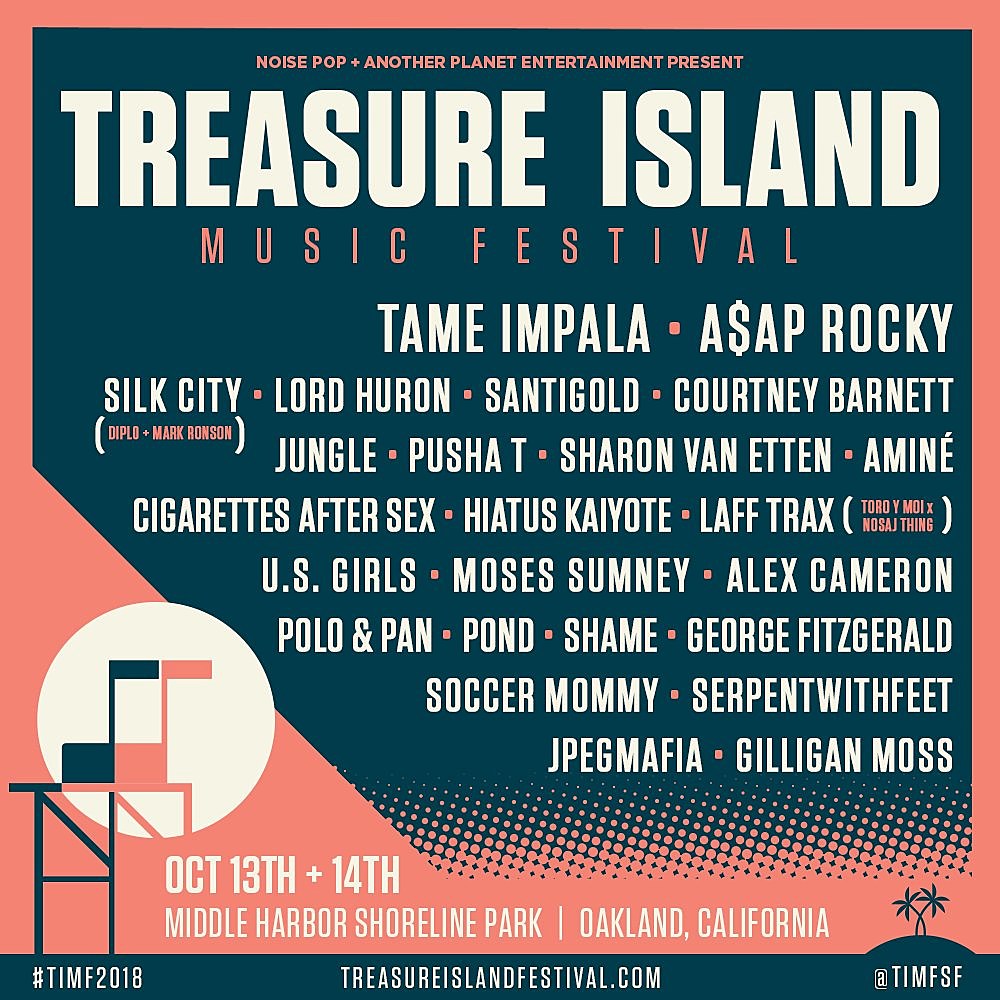 Treasure Island is back — new location & 2018 lineup announced