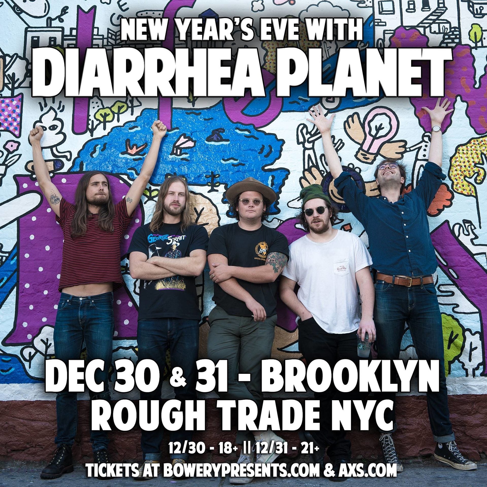 Diarrhea Planet touring, playing New Years shows in NYC & Philly