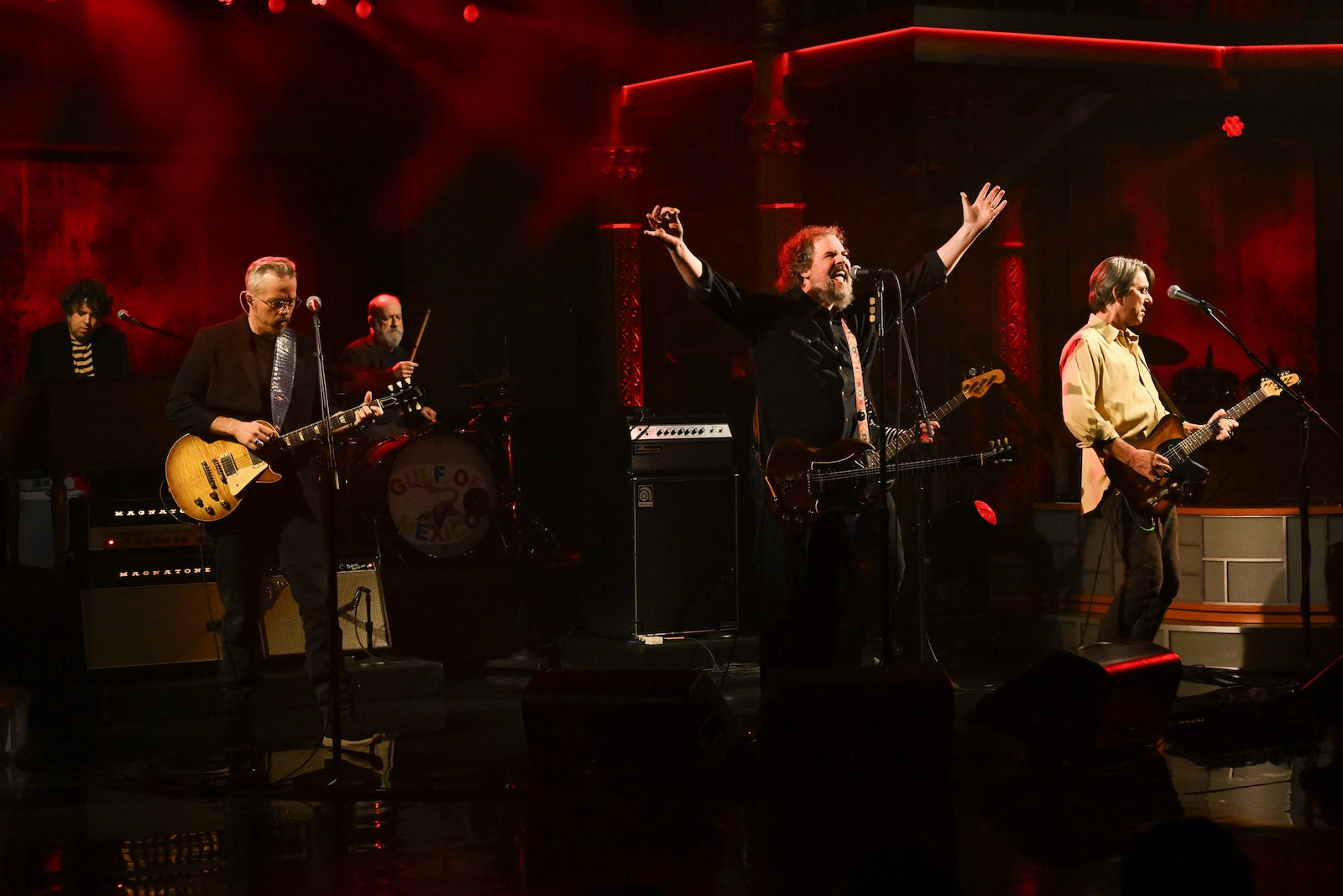 Watch Jason Isbell & Drive-By Truckers reunite for “Hell No, I Ain’t Happy” on ‘Colbert’