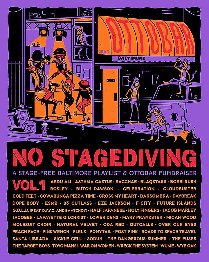 Future Islands, Wye Oak, Lower Dens & more contribute to Ottobar benefit comp