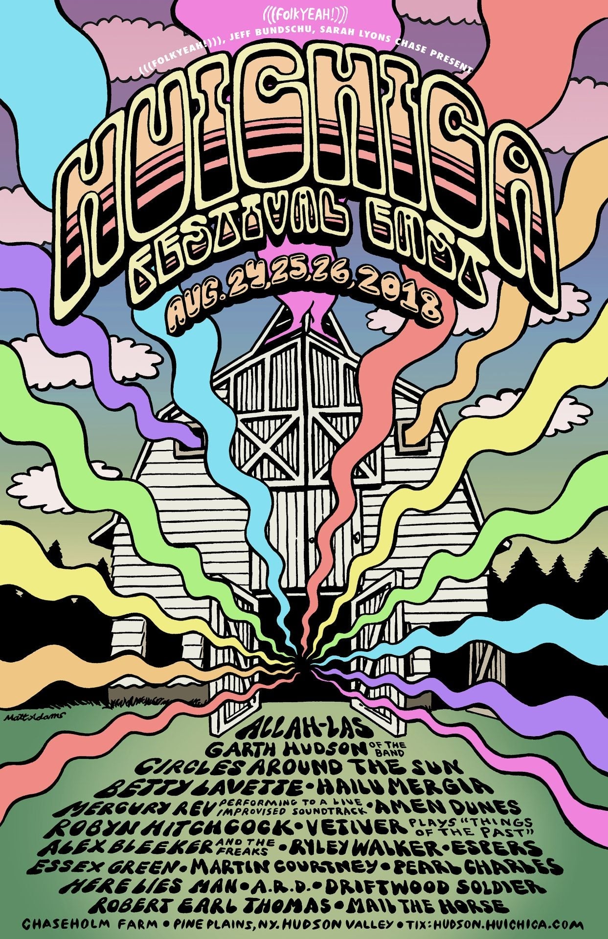 Huichica Hudson adds Garth Hudson, details “Mercury Rev & Friends” set
