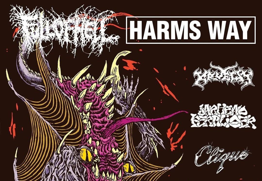 Harms Way, Full of Hell, Kruelty, Jarhead Fertilizer & Clique announce tour