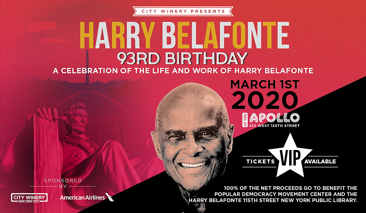 Common, Maxwell, Sheila E & more playing Harry Belafonte tribute at The Apollo