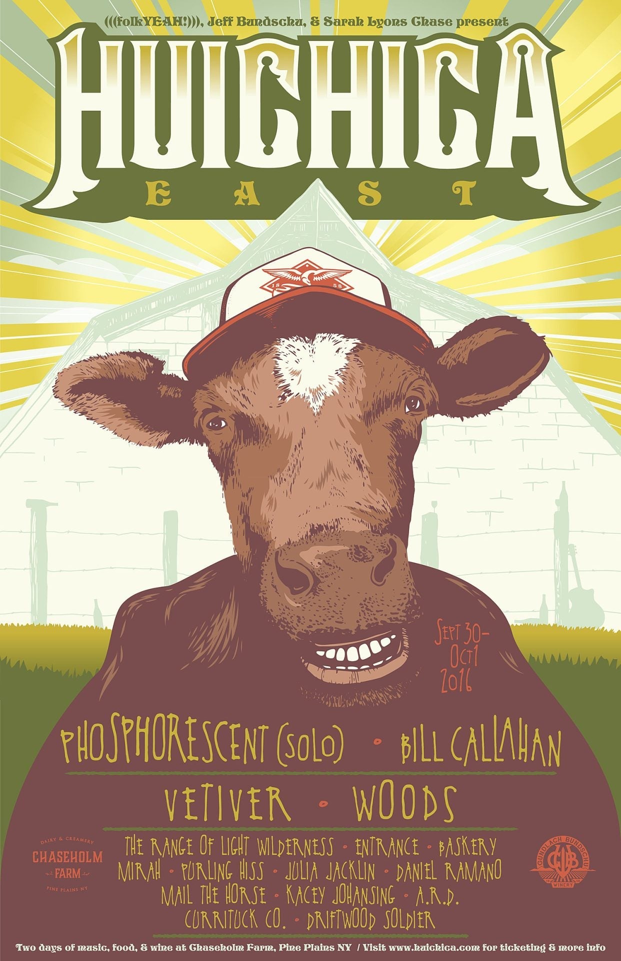 Phosphorescent, Bill Callahan, Woods & more playing Huichica East fest in Upstate NY