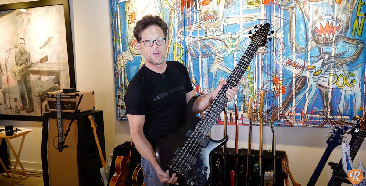 Jason Newsted selling gear from his Metallica days