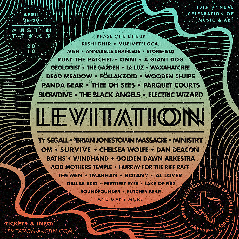 Levitation 2018 initial lineup: Slowdive, Black Angels, Ty Segall & more