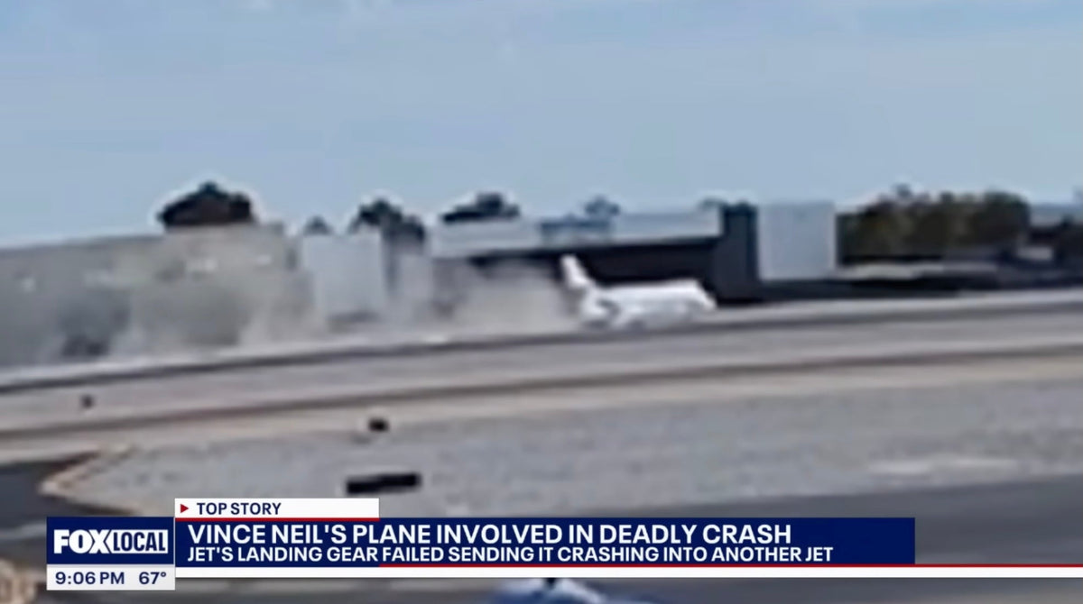 Plane owned by Mötley Crüe’s Vince Neil involved in fatal crash