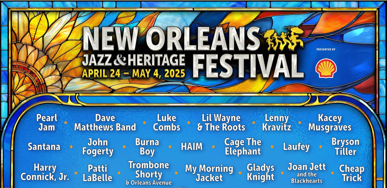 NOLA Jazz Fest 2025 lineup: Pearl Jam, Dave Matthews, Lil Wayne/Roots, Kacey Musgraves, Burna Boy, more