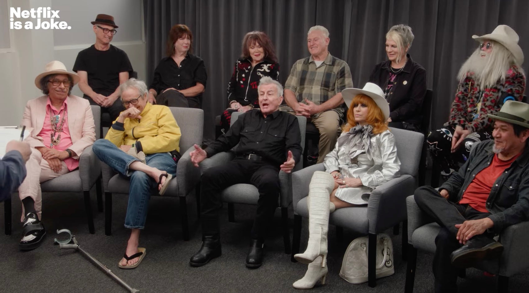 Watch Fred Armisen host “Old Punks” panel with Mike Watt, Lee Ving, Exene & more on ‘John Mulaney Presents: Everybody’s in L.A.’