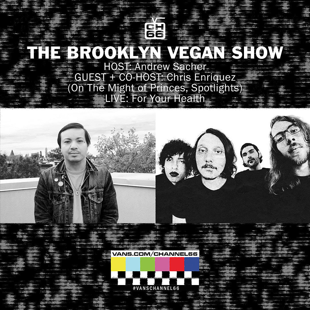 This week on The BV Show: For Your Health (live) & Chris Enriquez (OTMOP, Spotlights, etc)
