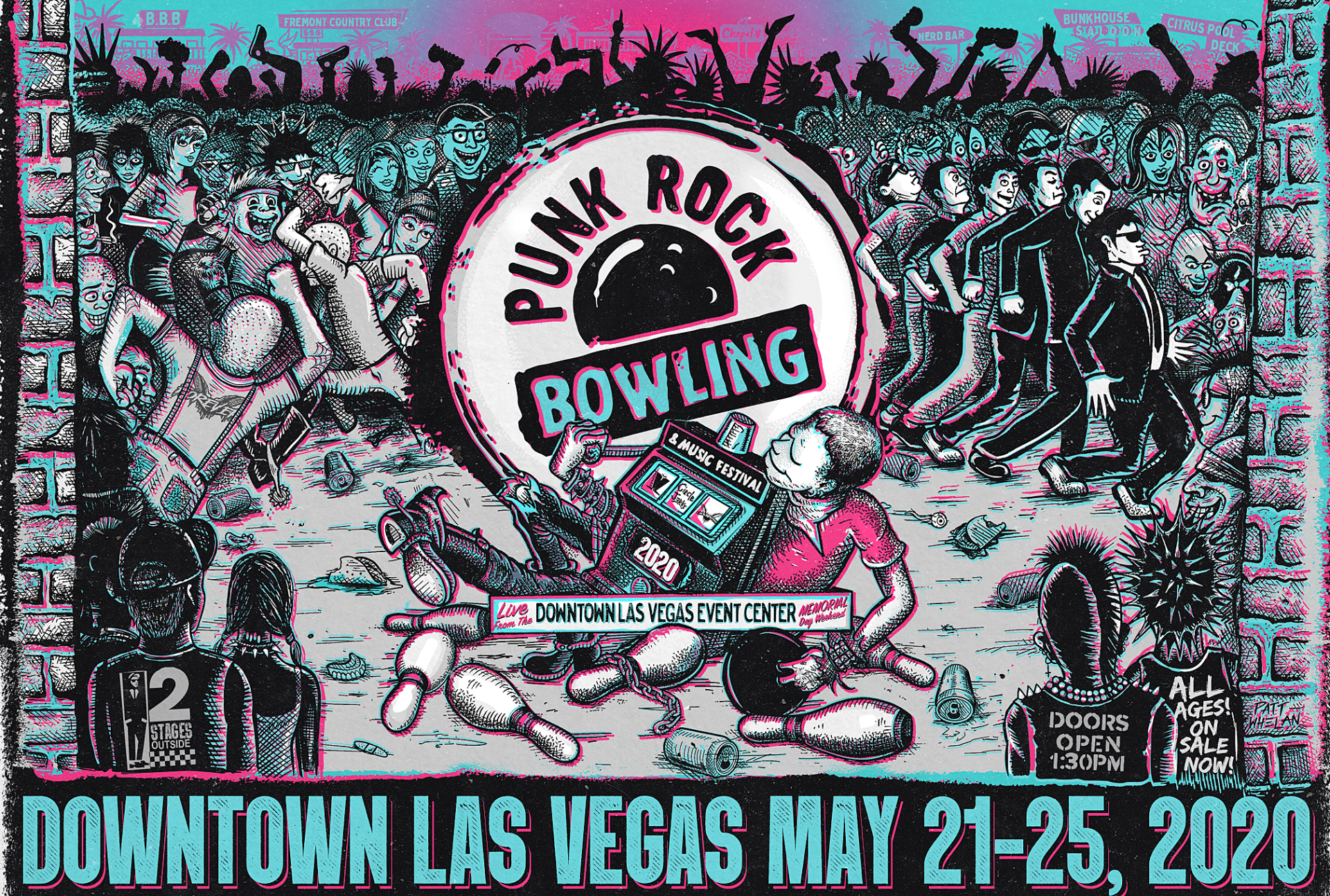 Punk Rock Bowling 2020 lineup: Madness, Circle Jerks, Cock Sparrer, Lunachicks, more