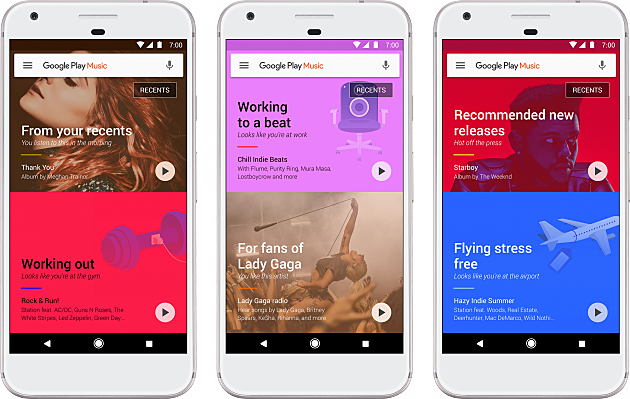 Google Play Music undergoes complete overhaul