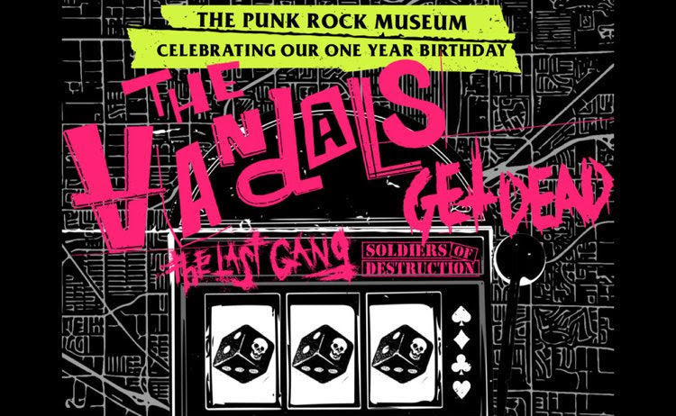 Punk Rock Museum celebrating 1st anniversary with Vandals show, officially proclaiming “Punk Rock Day”