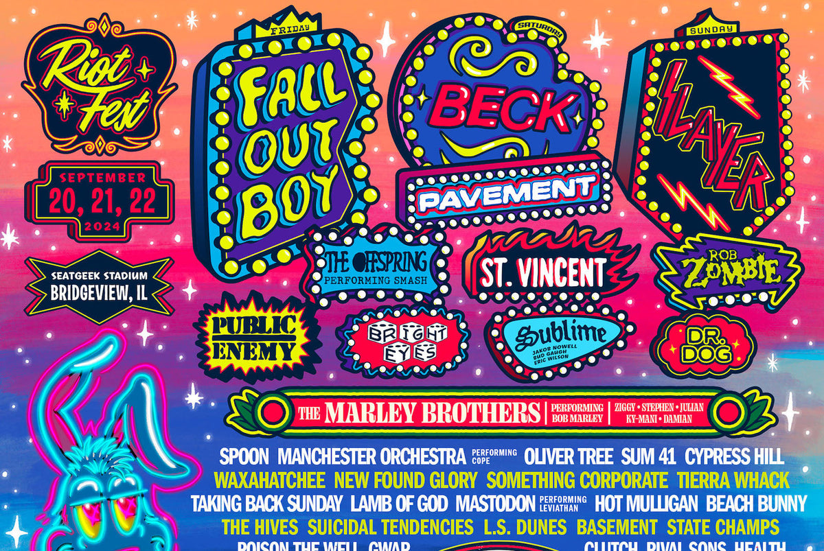 Riot Fest 2024 lineup: Fall Out Boy, Slayer, Pavement, NOFX, Offspring Smash, Public Enemy & much more