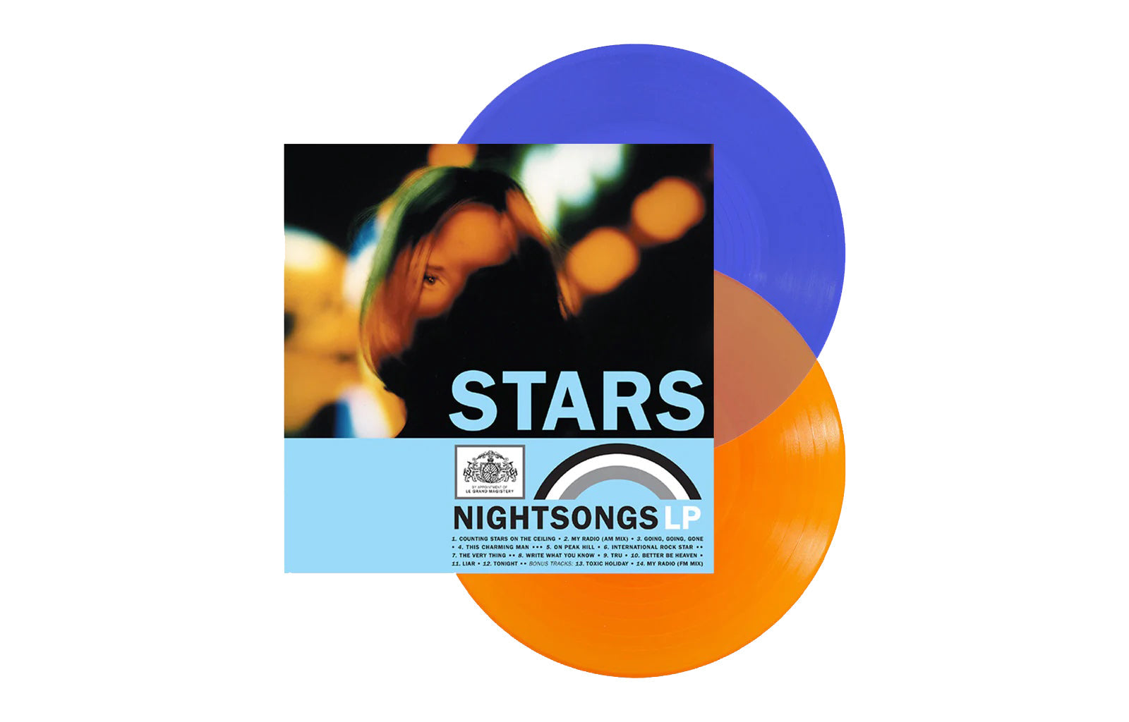 Stars reissuing debut LP & 1st 2 EPs on one vinyl set (preorder exclusive transparent blue/orange vinyl)