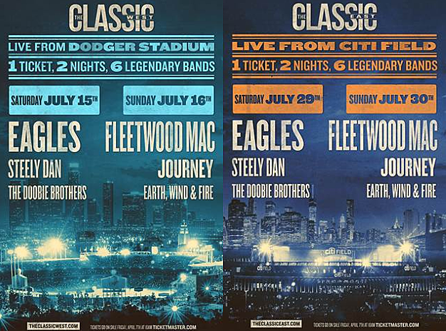Fleetwood Mac & The Eagles’ Classic East & West fests ticket info