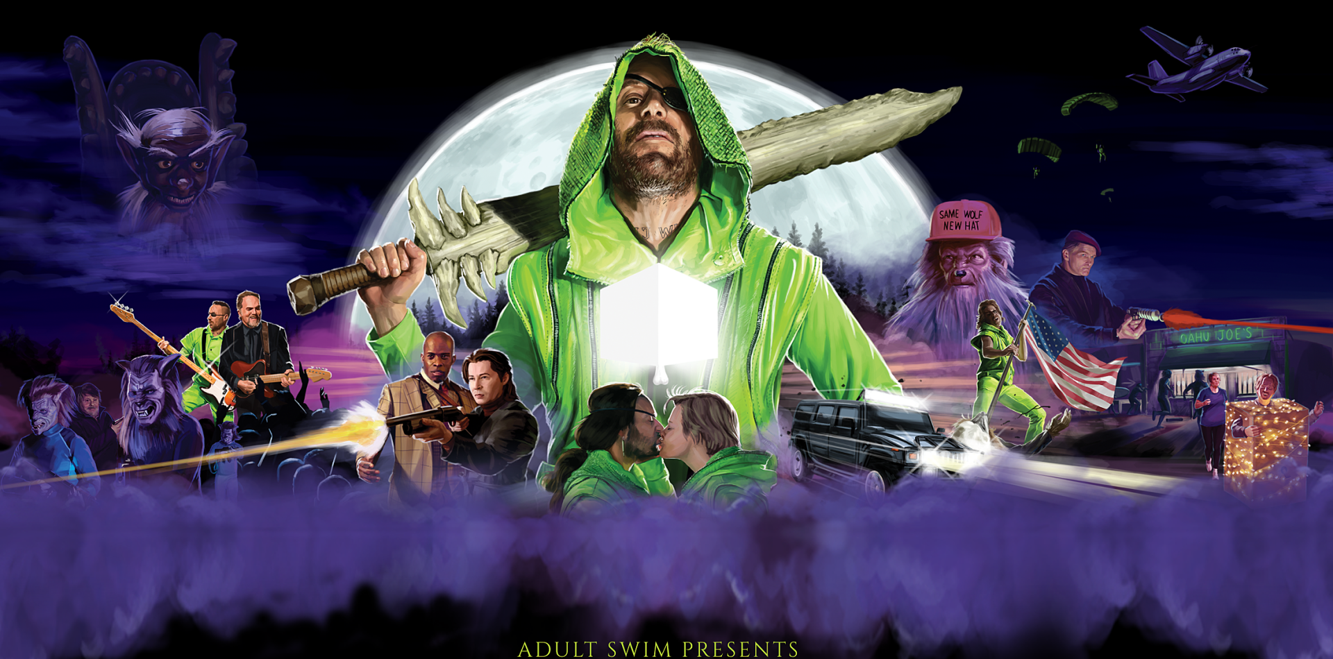 Jon Glaser’s ‘Neon Joe, Werewolf Hunter’ back for S2; free premiere party at The Bell House tonight