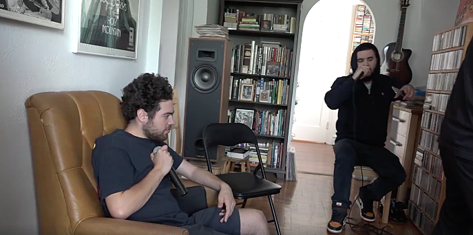 watch Wiki, Your Old Droog & Edan rehearse “Vigilantes” for this week’s BK show