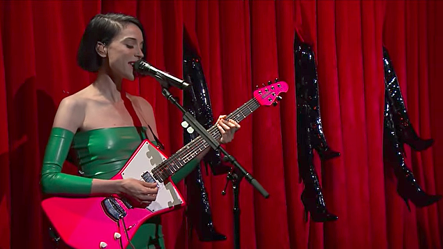 St. Vincent played “New York” and “Los Ageless” on ‘Colbert’ (watch)