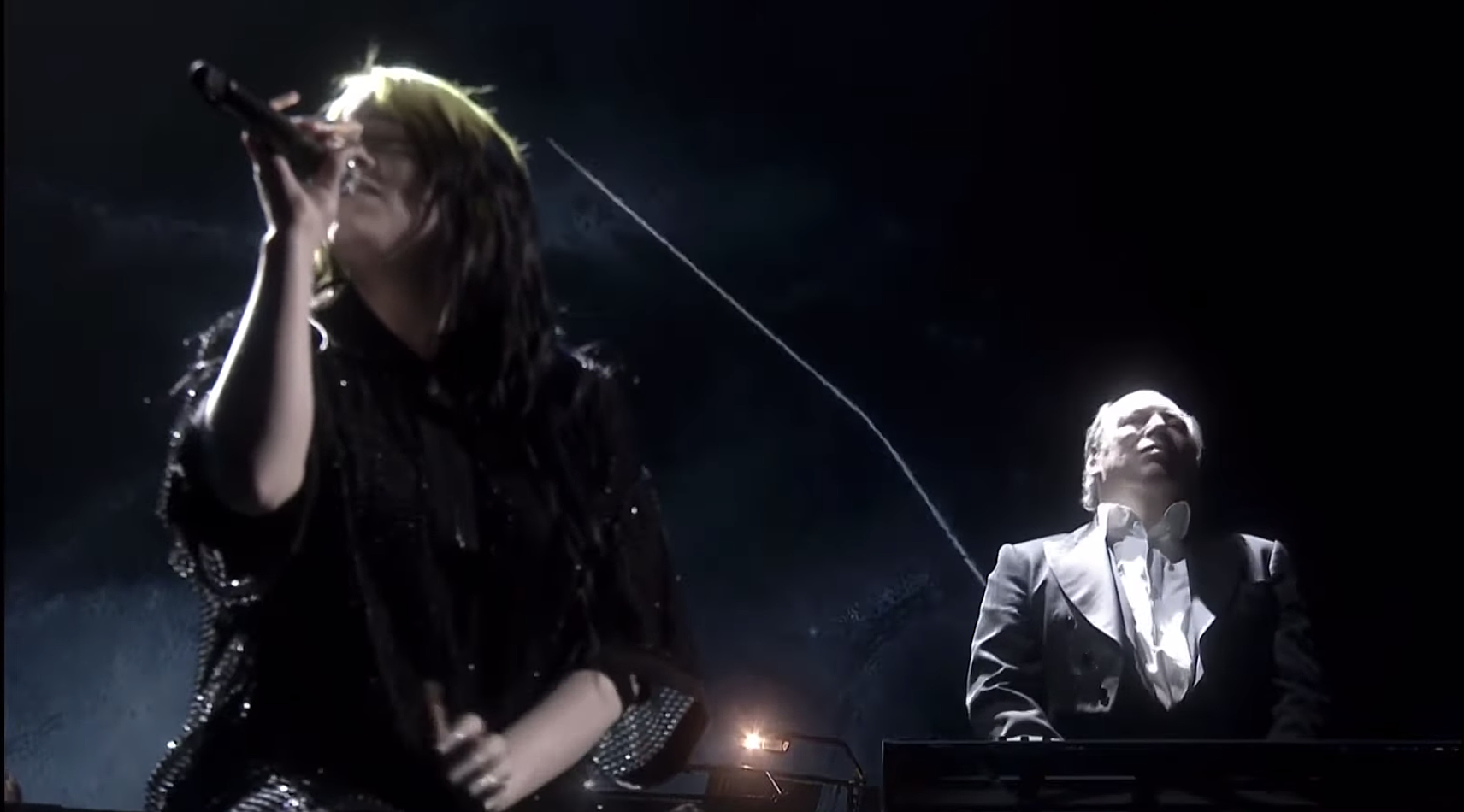 watch Billie Eilish perform “No Time to Die” w/ Johnny Marr & Hans Zimmer at the BRIT Awards