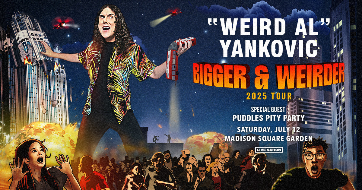 Weird Al Yankovic at Madison Square Garden on BrooklynVegan Presale (password here)