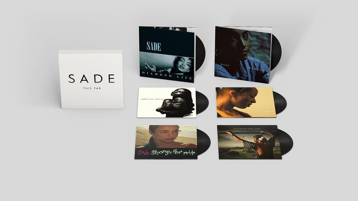 Win Sade’s new six-album “This Far” vinyl box set!