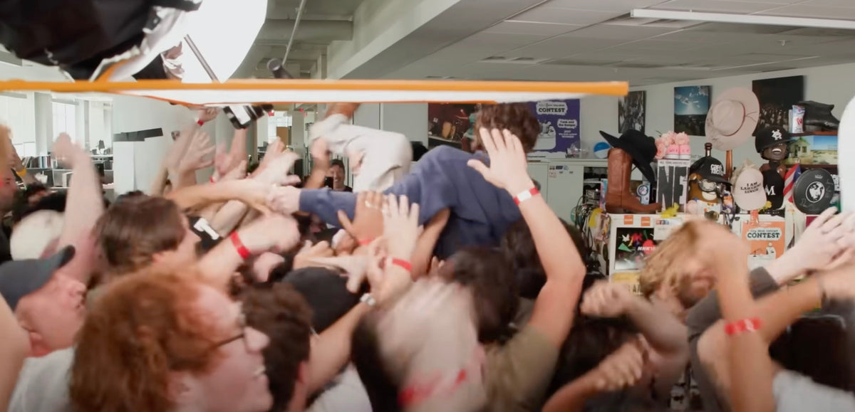 Watch Turnstile bring stage diving & a horn section to Tiny Desk