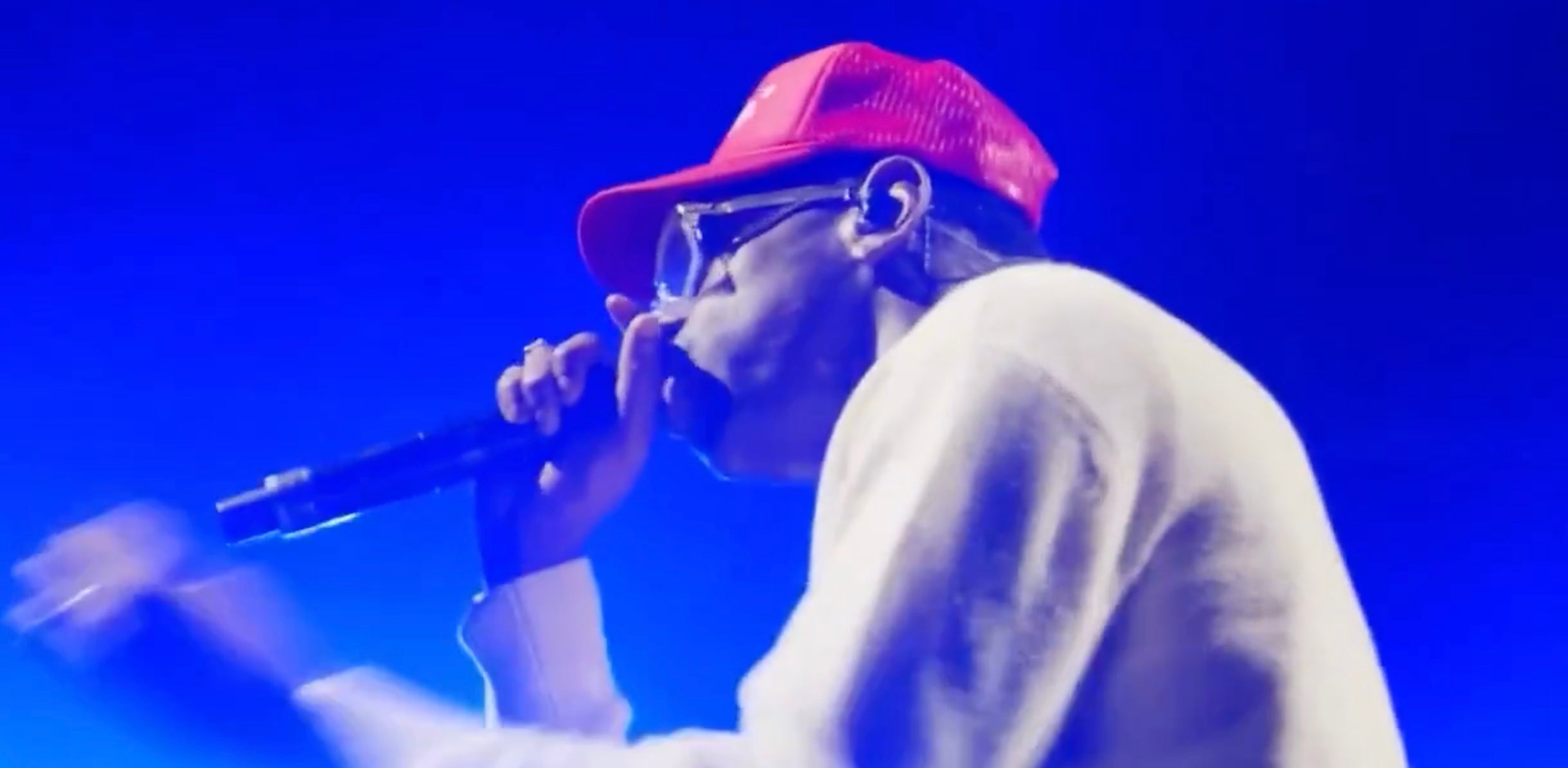 Watch Tyler, the Creator join and praise Clipse at Camp Flog Gnaw