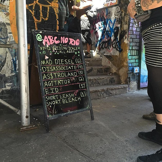 ABC No Rio (as we know it) hosted its final show, presenting gigs at Silent Barn & Aviv