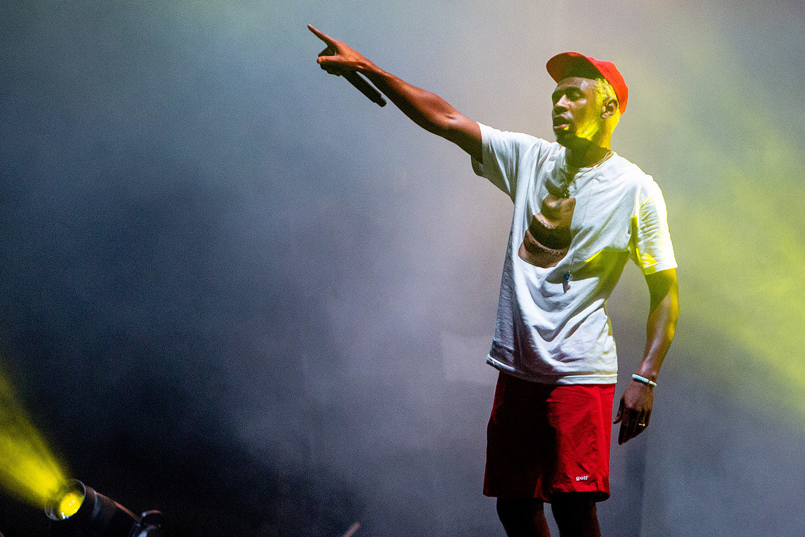 Tyler, the Creator livestreaming Camp Flog Gnaw Carnival