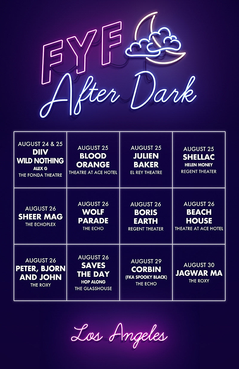 Blood Orange, Beach House, Wolf Parade and more playing FYF After Dark shows
