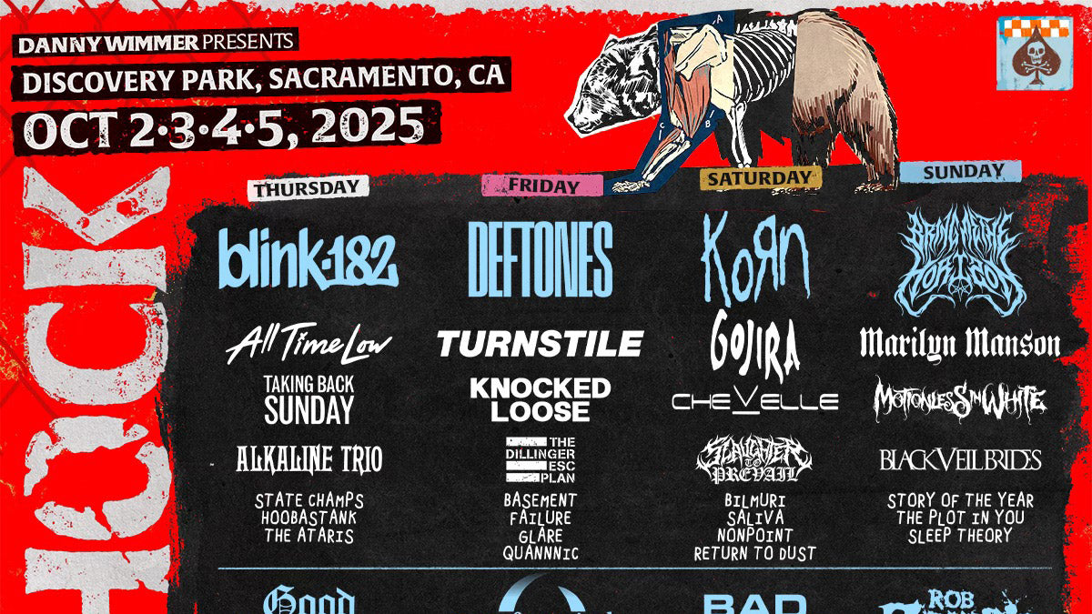 Aftershock 2025 lineup (blink-182, Deftones, Korn, Turnstile, Knocked Loose, Acid Bath, more)