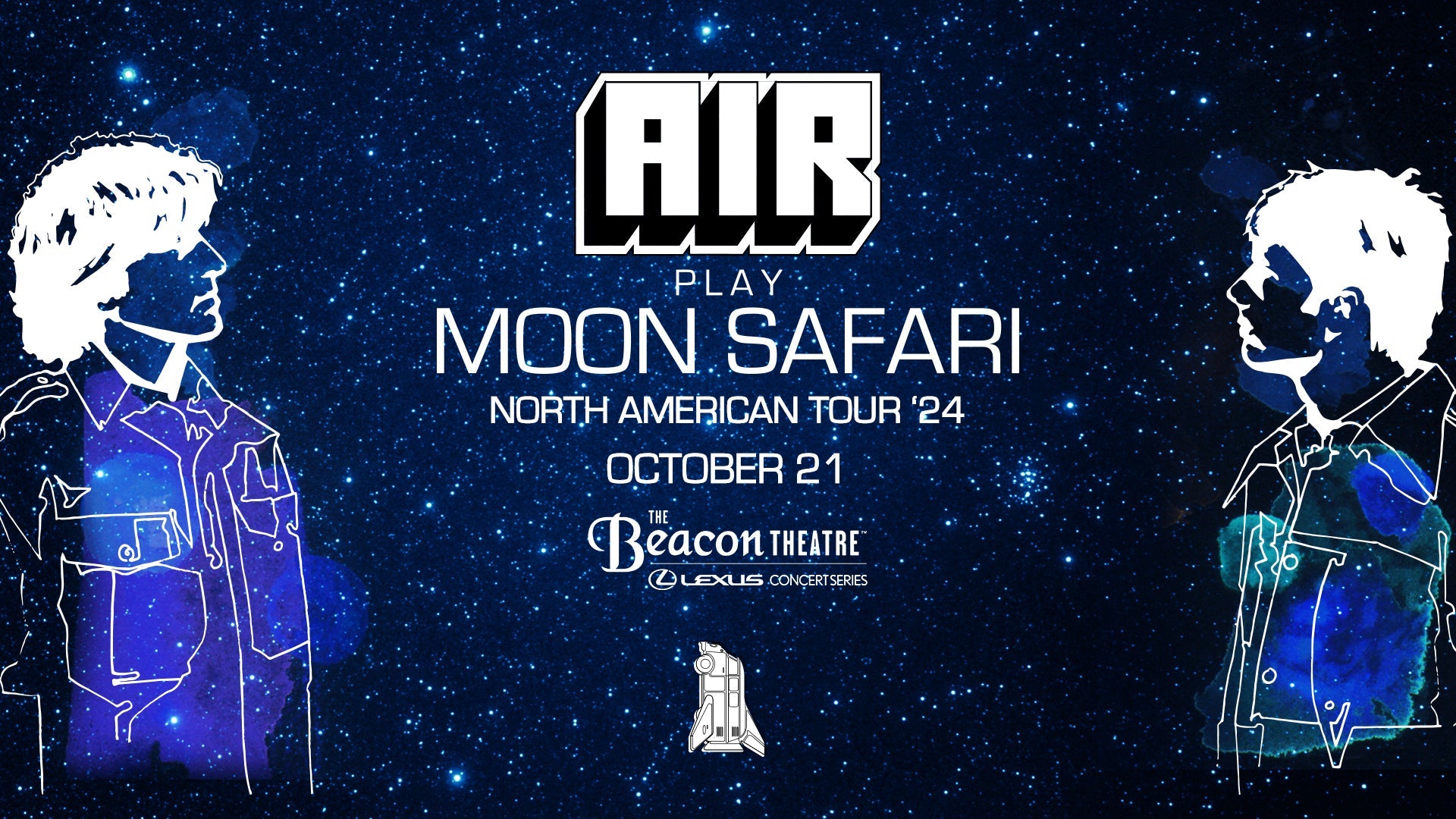 Air plays ‘Moon Safari’ at Beacon Theatre on BrooklynVegan presale (password here)