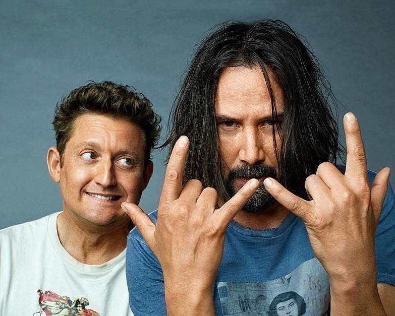Keanu Reeves & Alex Winter talk ‘Bill & Ted 3’, KISS, Dogstar, Frank Zappa, more