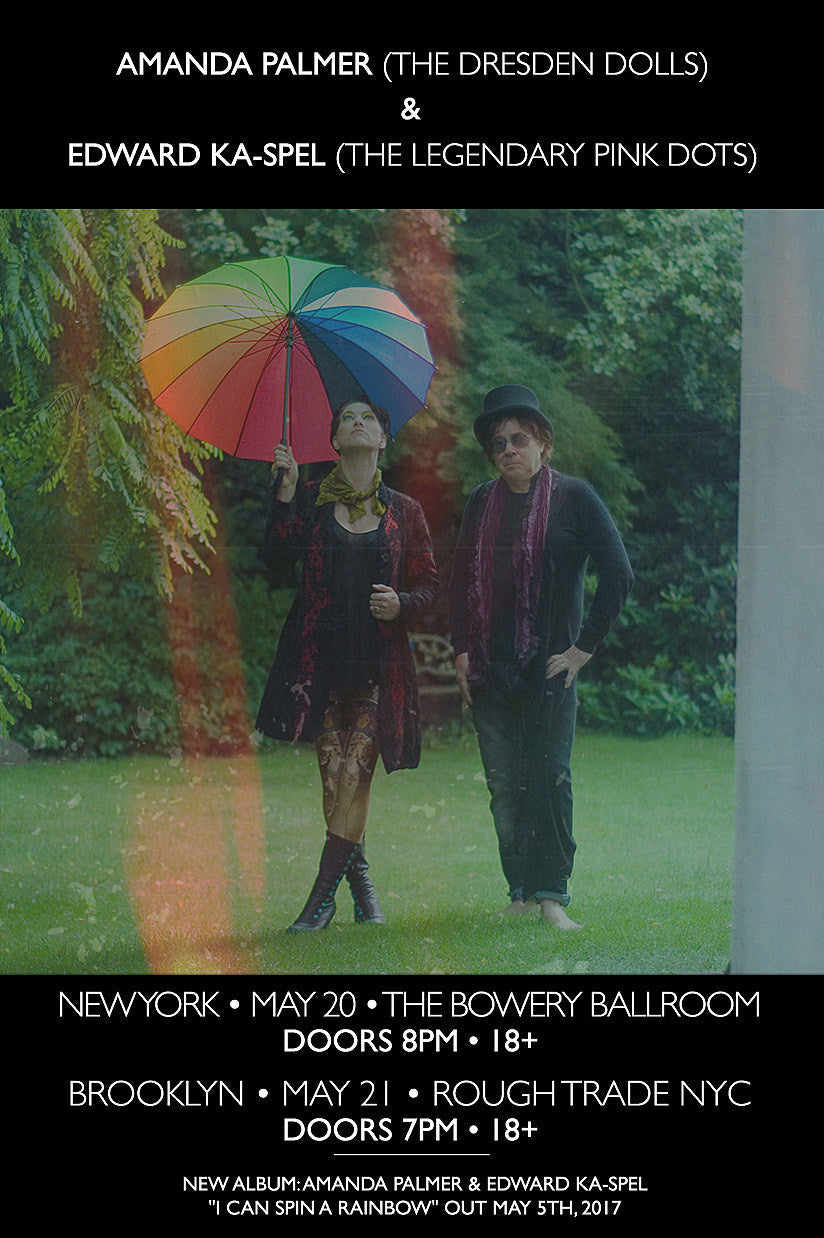 Amanda Palmer & Edward Ka-Spel (Legendary Pink Dots) announce collaborative LP & tour