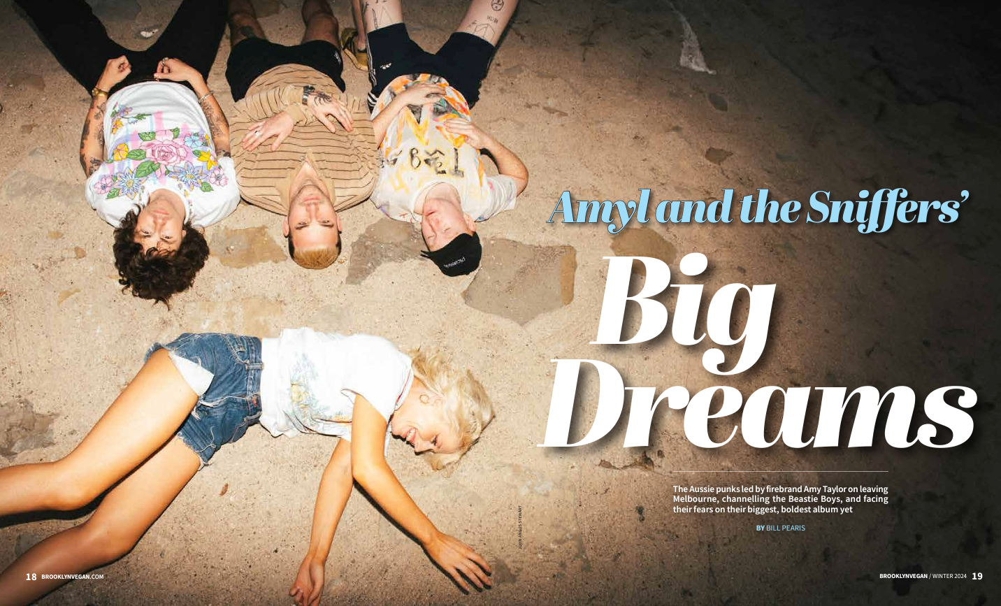 Amyl and the Sniffers on leaving Melbourne, channeling the Beastie Boys, and facing their fears on their biggest, boldest album yet