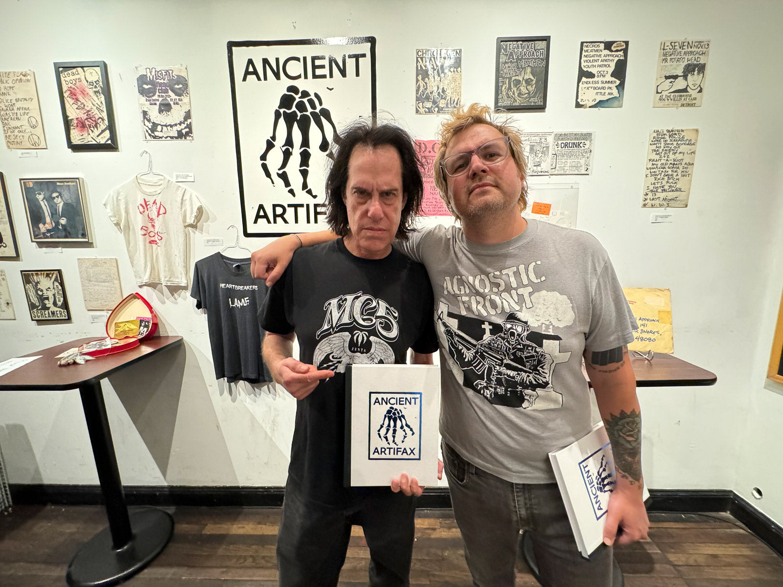 Brian Gorsegner talks new punk book ‘Ancient Artifax’ ++ TV Eye pics w/ Negative Approach & more