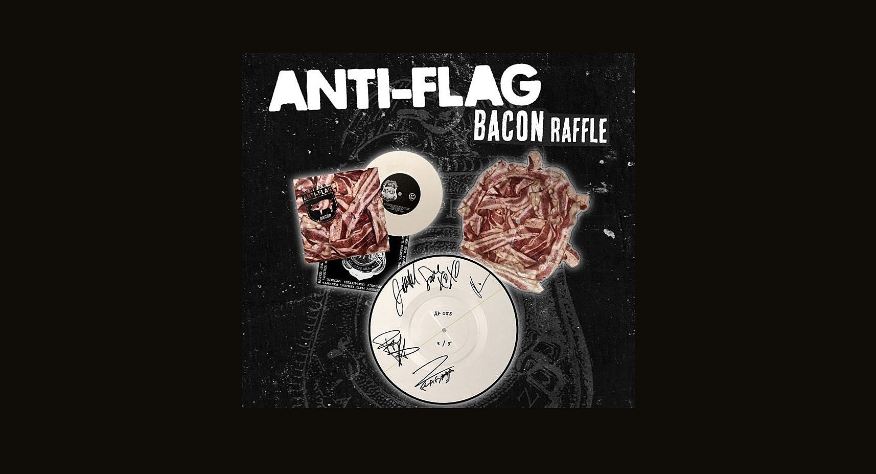 Anti-Flag raffling off out-of-print “Bacon” singles to benefit Equal Justice Initiative
