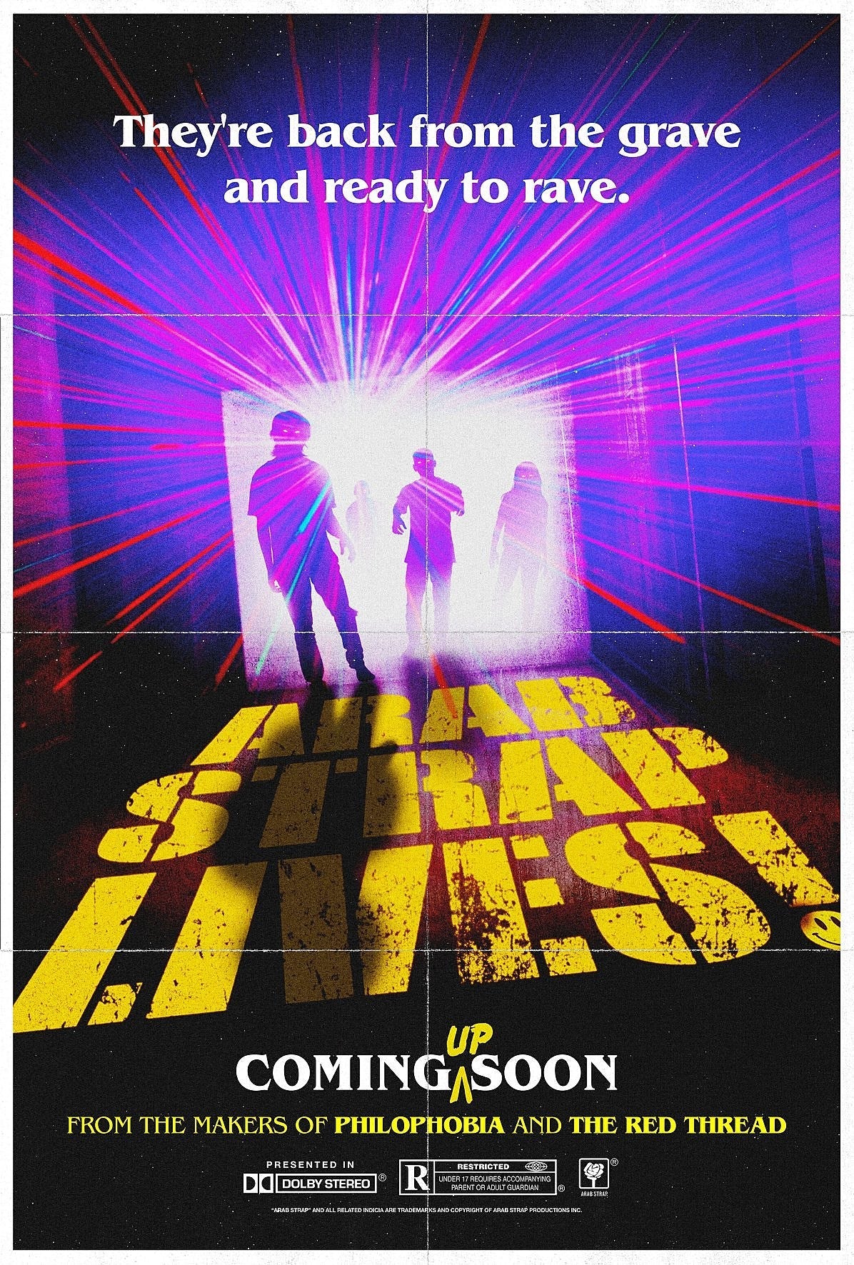Arab Strap say they’re “back from the grave and ready to rave!”