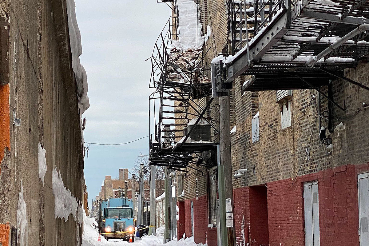 Chicago venue Aragon Ballroom’s wall partially collapses