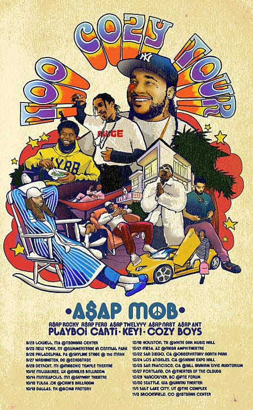 A$AP Mob & Playboi Carti announce tour, share “RAF” video