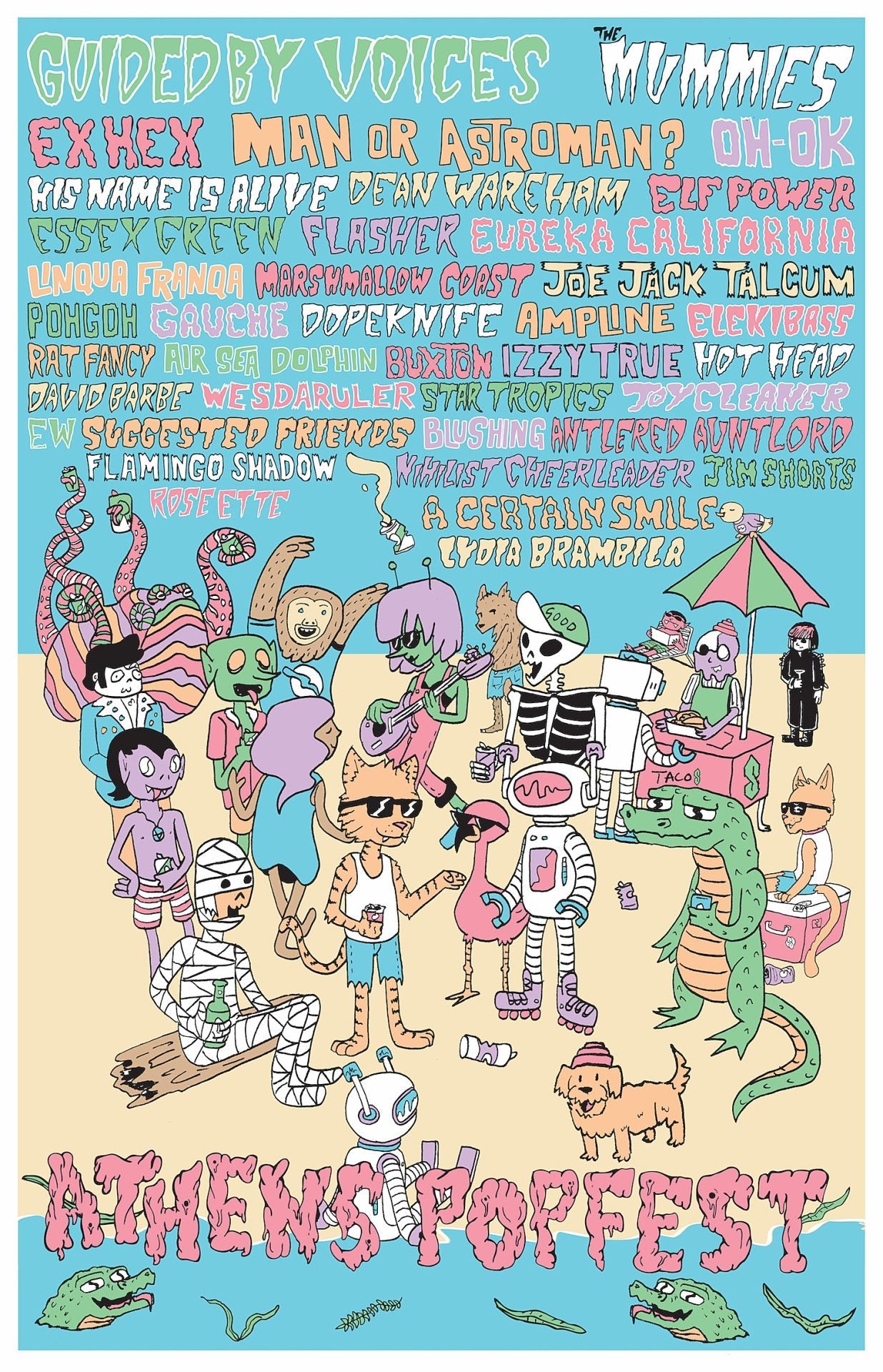 Athens Popfest 2018 lineup: Guided by Voices, Mummies, Ex Hex & more