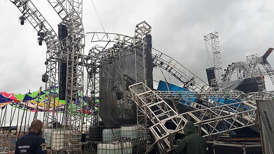 DJ killed, others injured in stage collapse at Brazilian dance music festival
