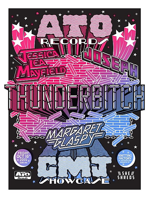 Brittany Howard’s band Thunderbitch playing a rare set at ATO’s CMJ show (with Margaret Glaspy, Joseph & more)