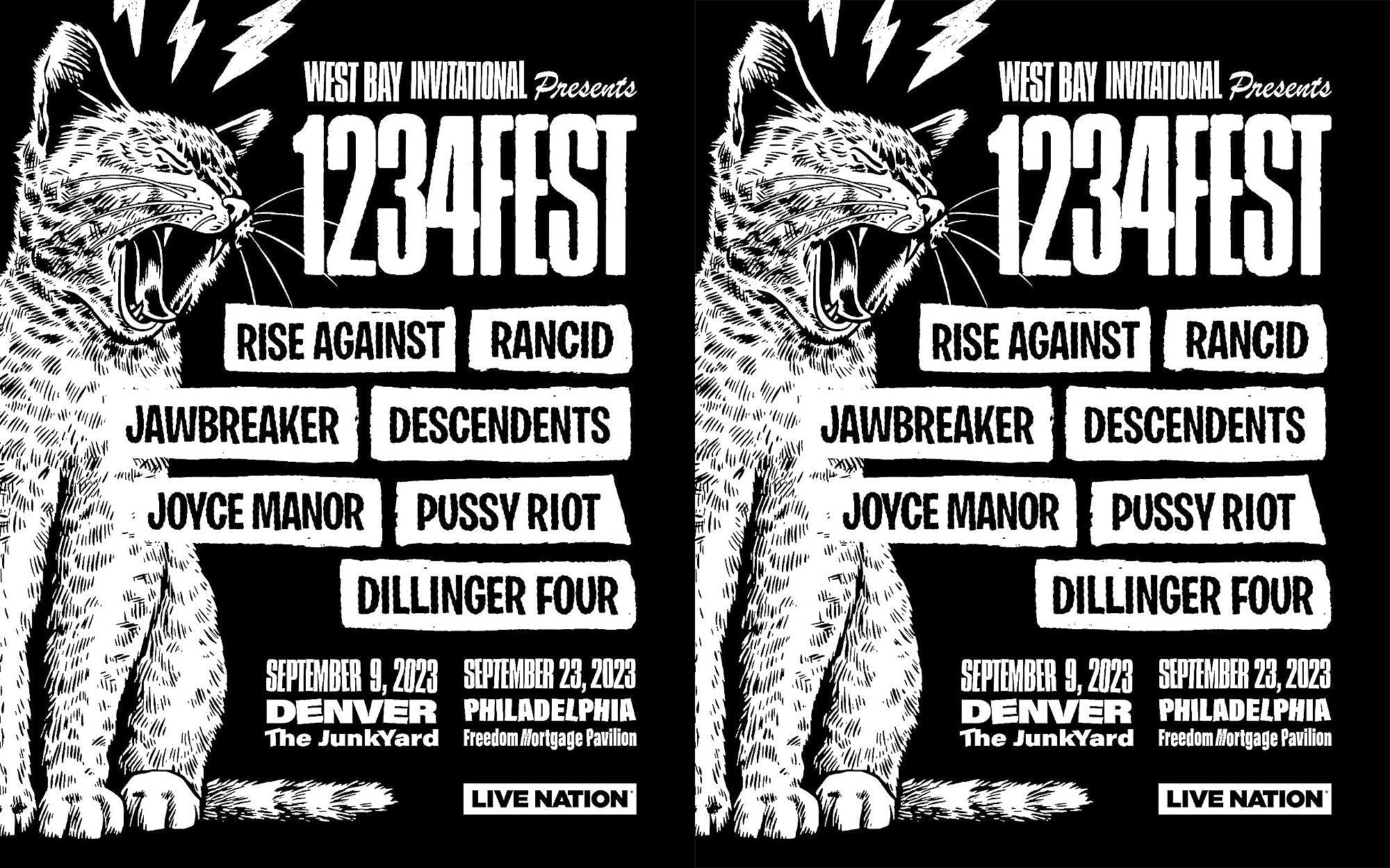 1234FEST w/ Rise Against, Rancid, Jawbreaker, more on BrooklynVegan Presale (password here)