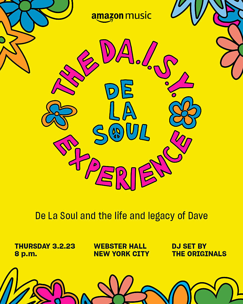 De La Soul celebrating Trugoy at “The DA.I.S.Y. Experience” in NYC this week